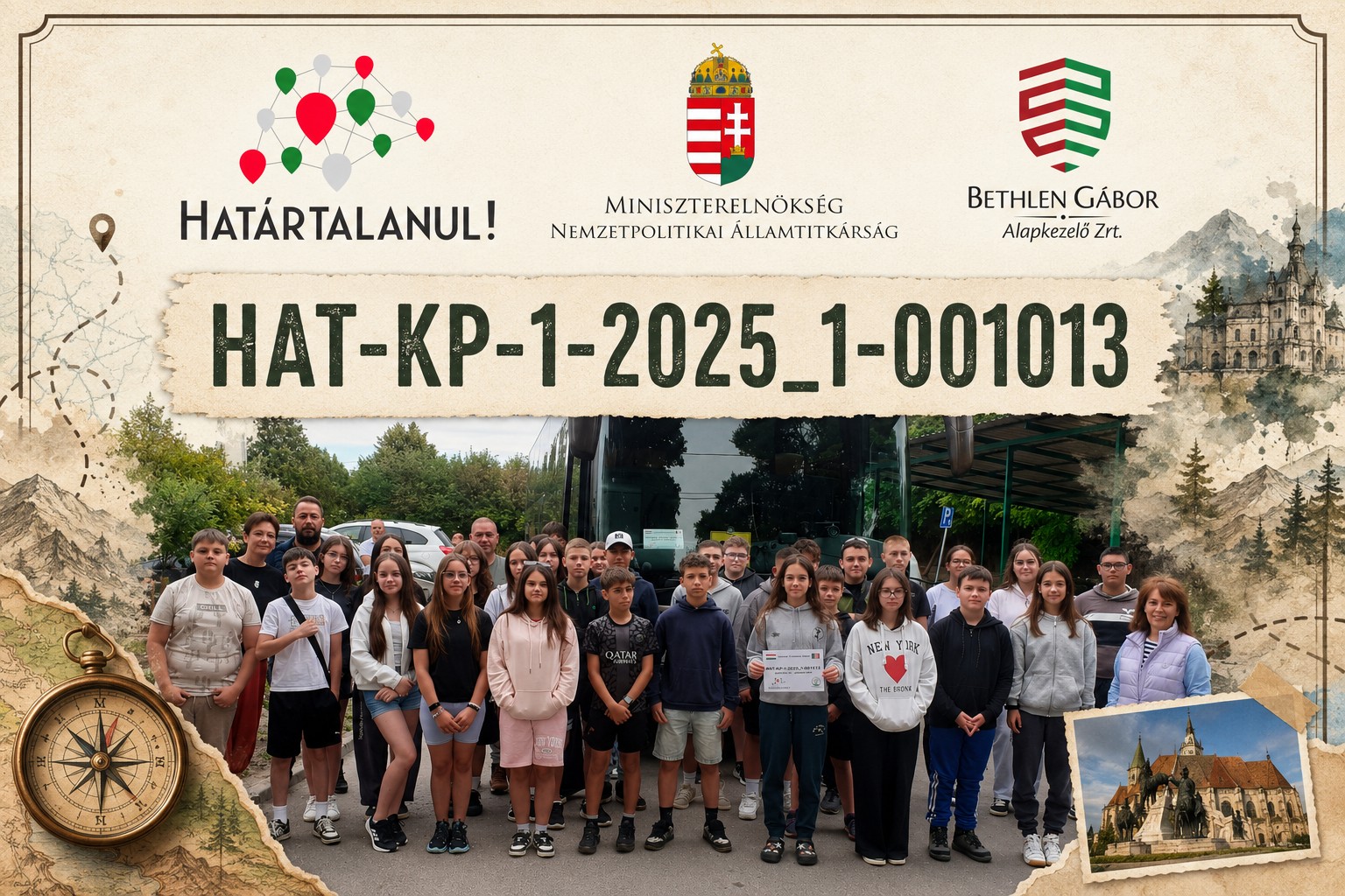 Határtalanul kirándulás 2026.06.15-18.